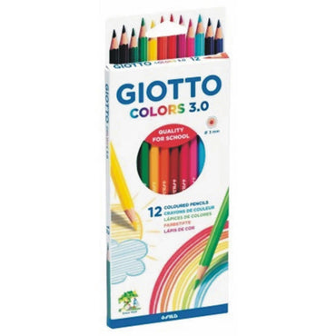 FILA Giotto color Pencils 3.0 set of 12 Pcs The Stationers